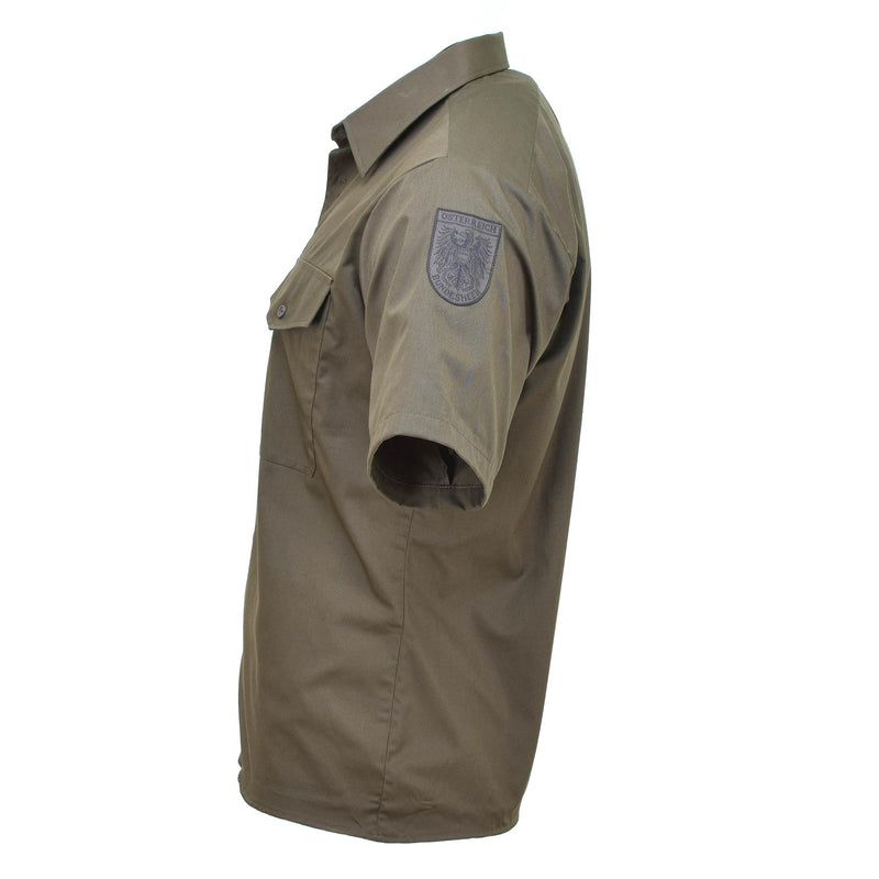 Original Austrian army shirt M65 lightweight combat Short sleeve Olive BDU NEW