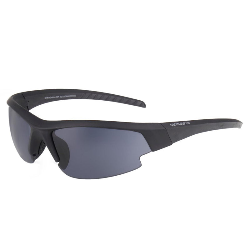 SWISS EYE Ballistic shooting glasses aerodynamic adjustable rubberized temples
