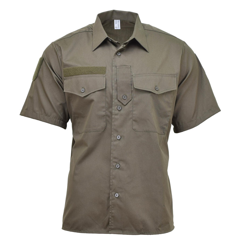 Original Austrian army shirt M65 lightweight combat Short sleeve Olive BDU NEW