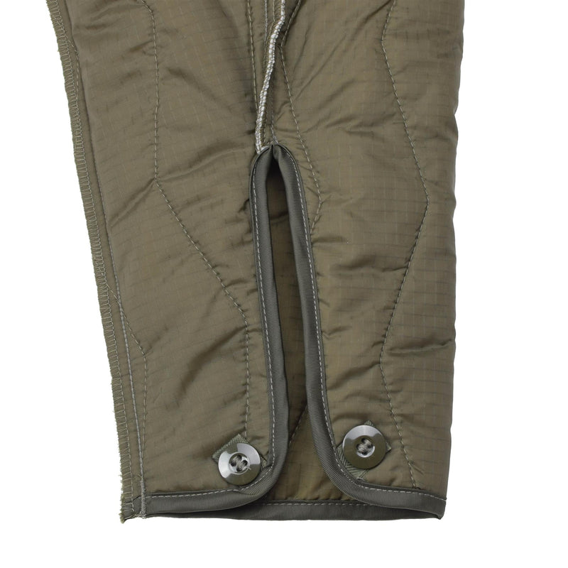 Original German Military coverall quilted liner winter jumpsuit lining olive NEW