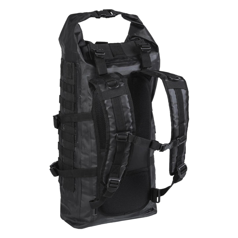 MIL-TEC SEALS DRY-BAG tactical backpack roll-up rucksack waterproof 35L black