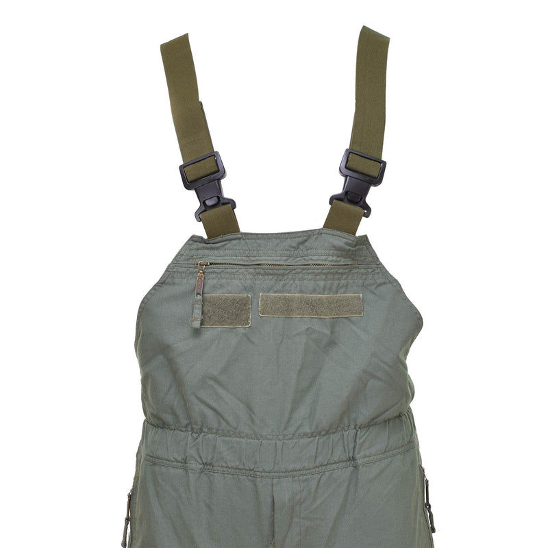 Original Czech Army bib pants flame-resistant aramid military surplus trousers