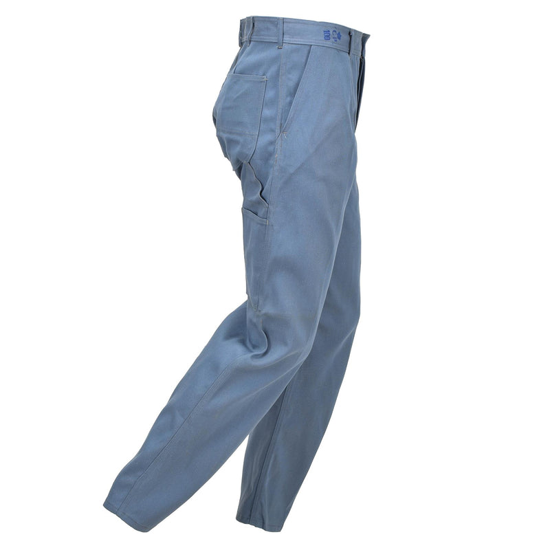Original Danish Military pants casual Denmark army personnel trousers blue NEW