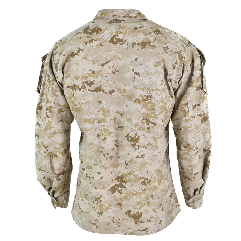 Original US army troops jacket BDU digital desert camo shirts military issue