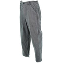 Genuine Swiss army denim work pants grey trousers military service work-wear - GoMilitar