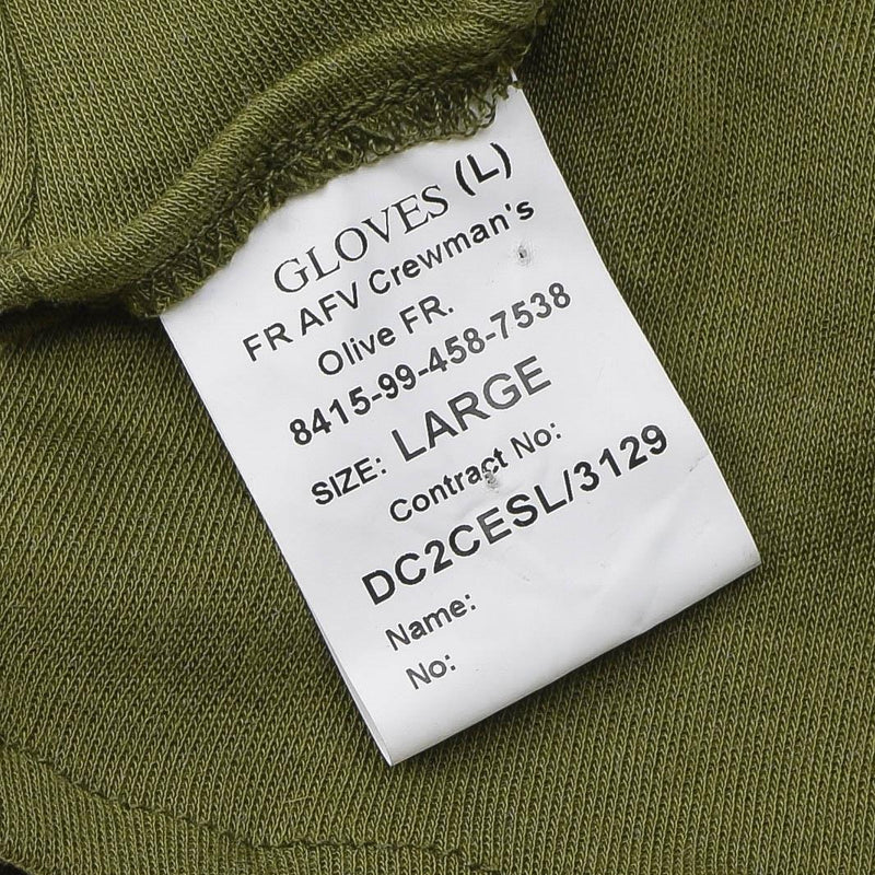 Genuine British Army gloves olive hand warmers fire resistant fiber gloves NEW