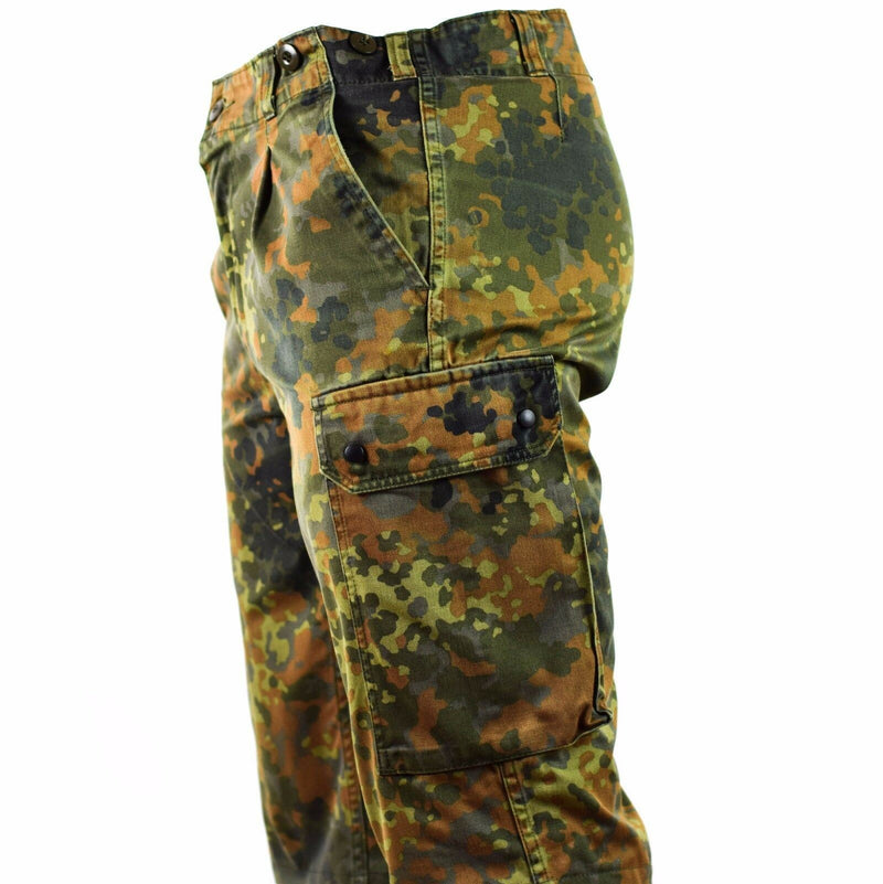 Original German army shorts combat field flecktarn camouflage bermuda