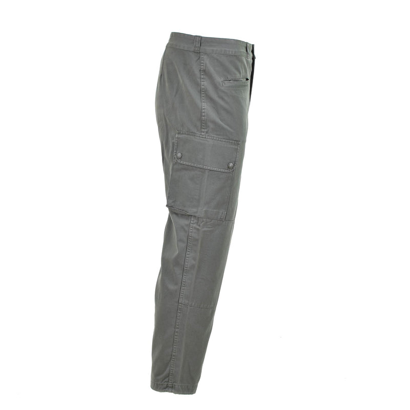 Genuine French Military air forces pants gray reinforced work cargo trousers