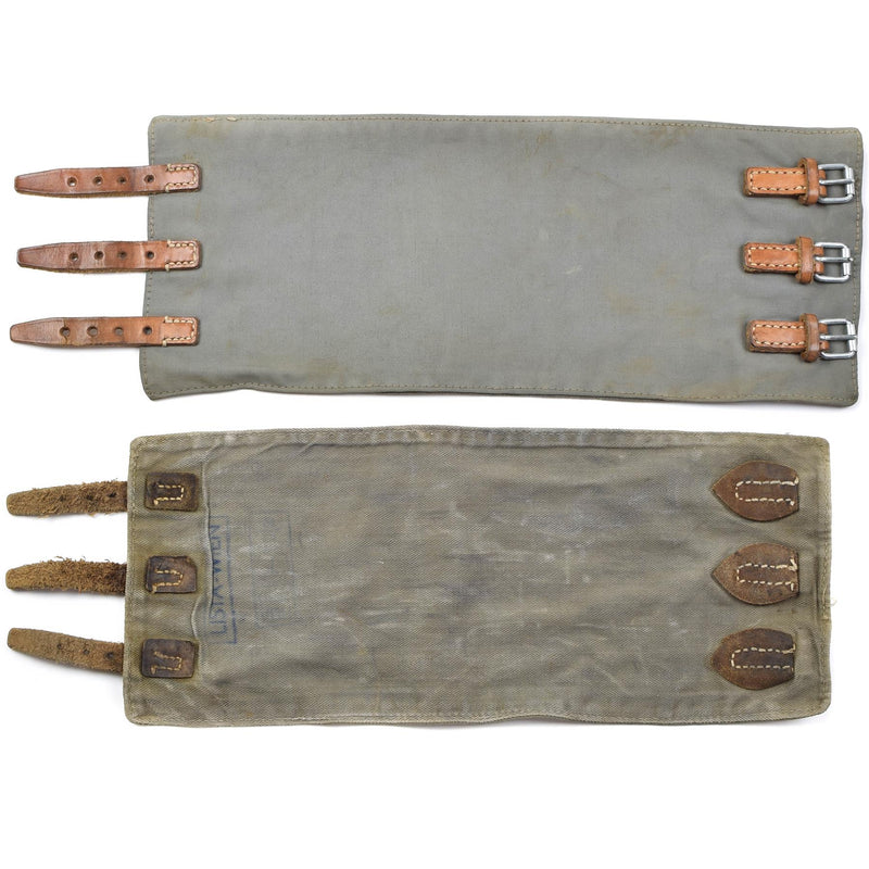 Original Austrian Army M58 leg Gaiters. Vintage military surplus gaiter