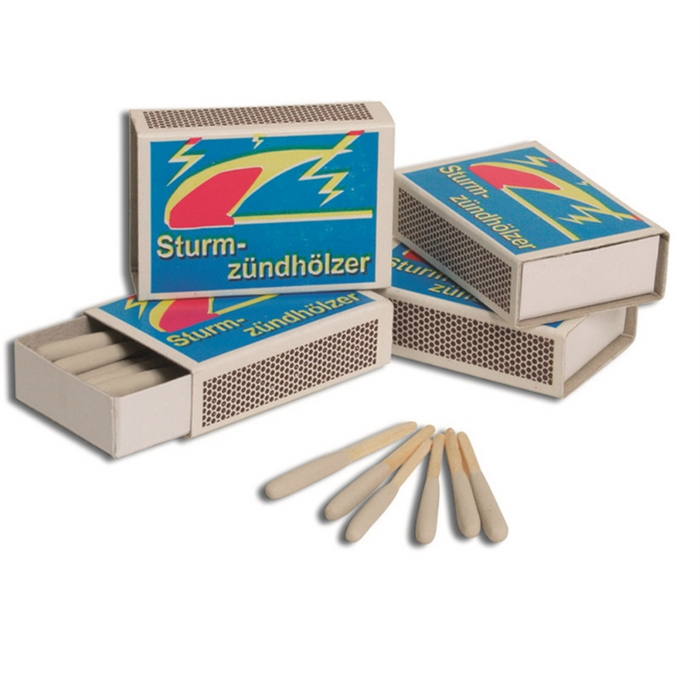 MIL-TEC Windproof Storm Matches 20 Pack Camping Hiking Outdoor Fire Starting