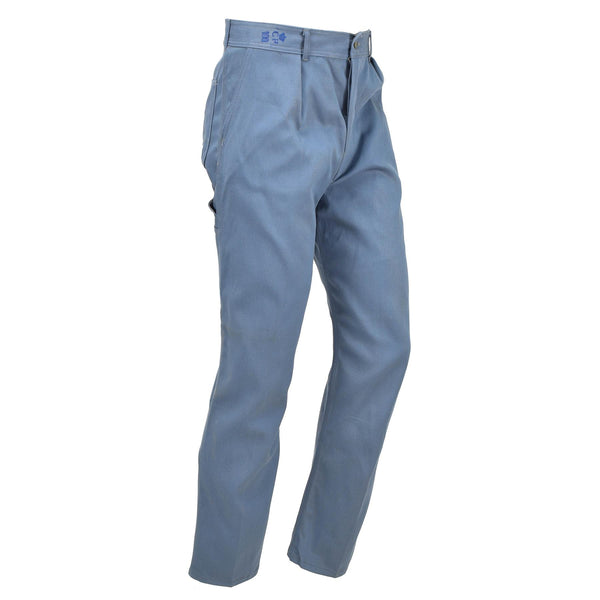 Original Danish Military pants casual Denmark army personnel trousers blue NEW