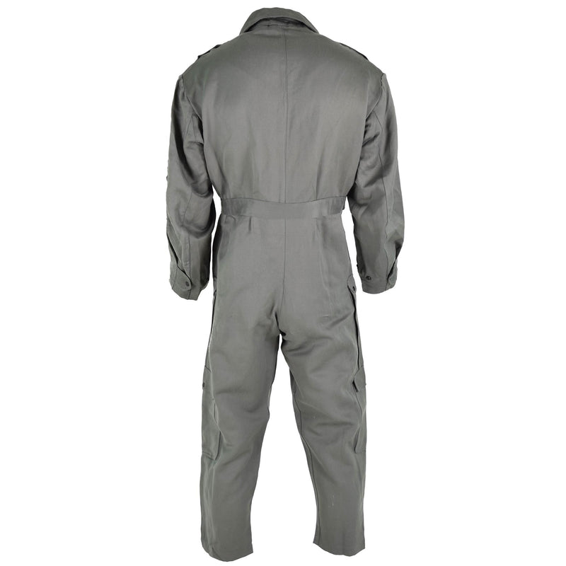 Original Italian air forces workwear coverall durable material overall green