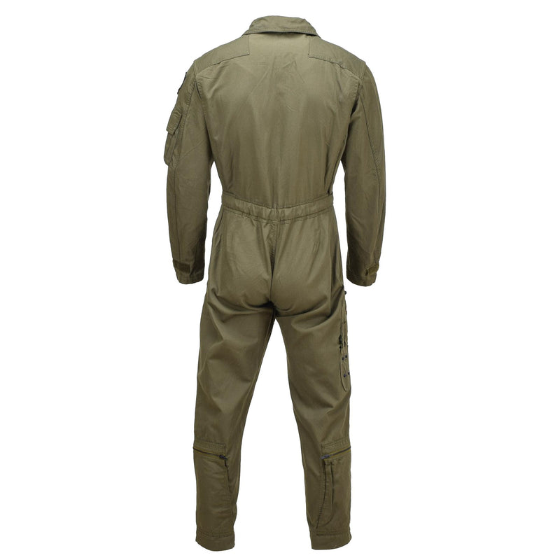 Genuine Italian army coverall flight suit military olive jumpsuit aramid