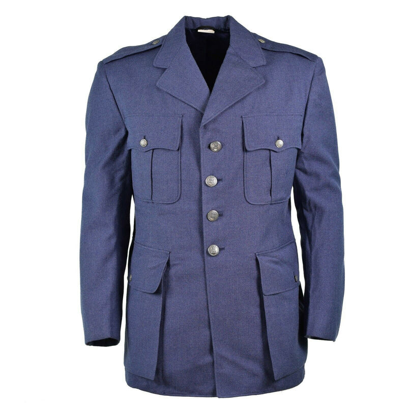 Original US Army Air Force jacket coat men's blue USAF wool coat Service Dress