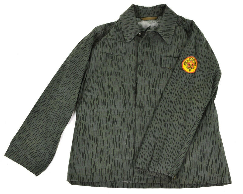 Original Czech army military combat M60 field jacket parka Rain drop camouflage