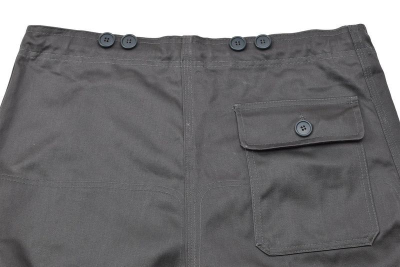 Genuine Danish M71 Army gray work pants adjustable waist vintage trousers NEW