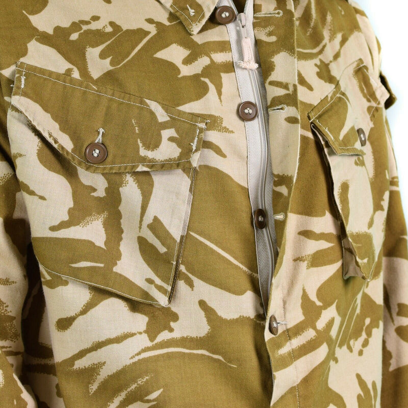 Genuine British army jacket combat desert camo field shirt lightweight military