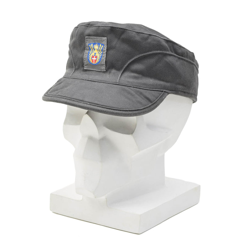 Original Danish military gray army cap lightweight foldable earflaps vintage NEW
