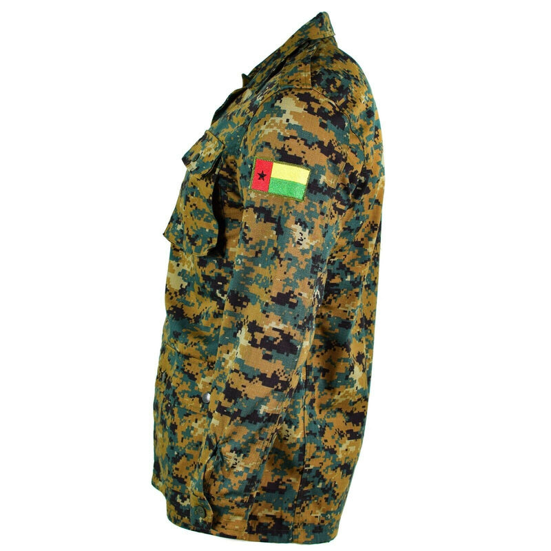 Genuine Guinee Bissau army jacket RipStop digital savana camo military issue NEW