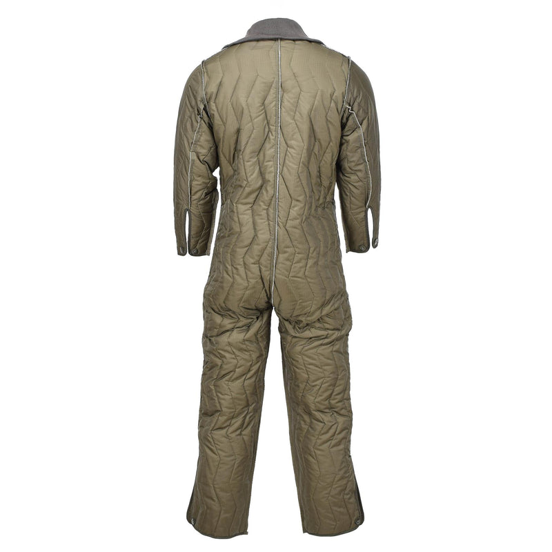 Original German Military coverall quilted liner winter jumpsuit lining olive NEW