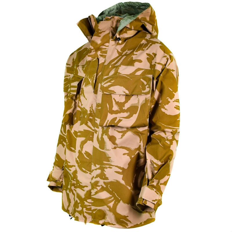Genuine British army combat jacket desert camo MVP goretex waterproof rain NEW