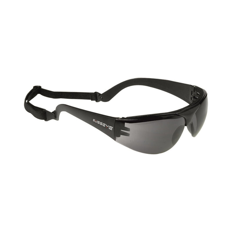 SWISS EYE wide safety glasses smoke color lenses anti-fog anti-scratch goggles