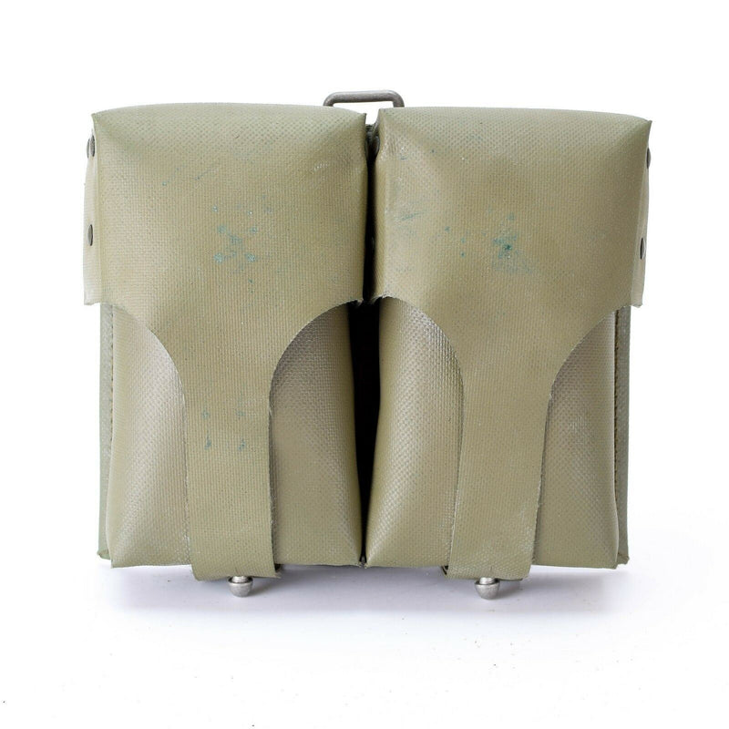 Original German army ammo magazines pouch double pvc coated mags mag Olive OD