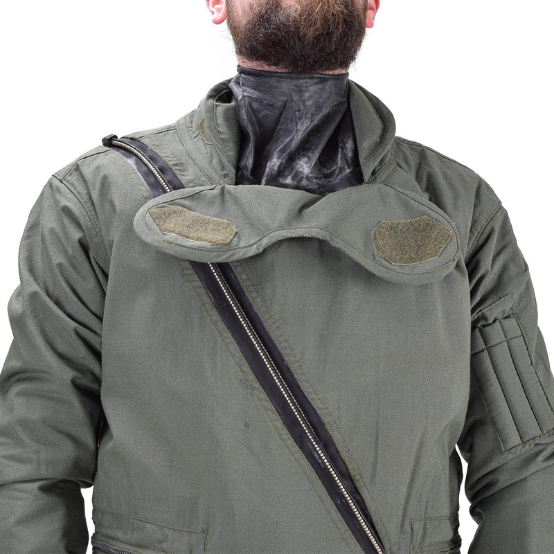 Original British military aircrew green coverall immersion MK20A protection suit