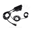 Earmor M52 PTT Adapter Midland 2 Pin Wired Tactical Headset Cable Black