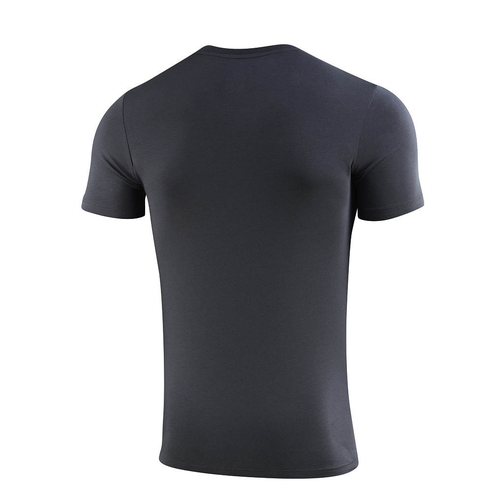 M-TAC 93/7 Summer T-Shirt Lightweight Stretch Cotton Short Sleeve Dark Grey