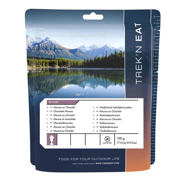 Trek'N Eat Dessert meal Chocolate Mouse high calories dehydrated camping food
