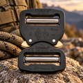 AustriAlpin COBRA PRO STYLE 38mm Buckle Black Quick Release Aluminium Black