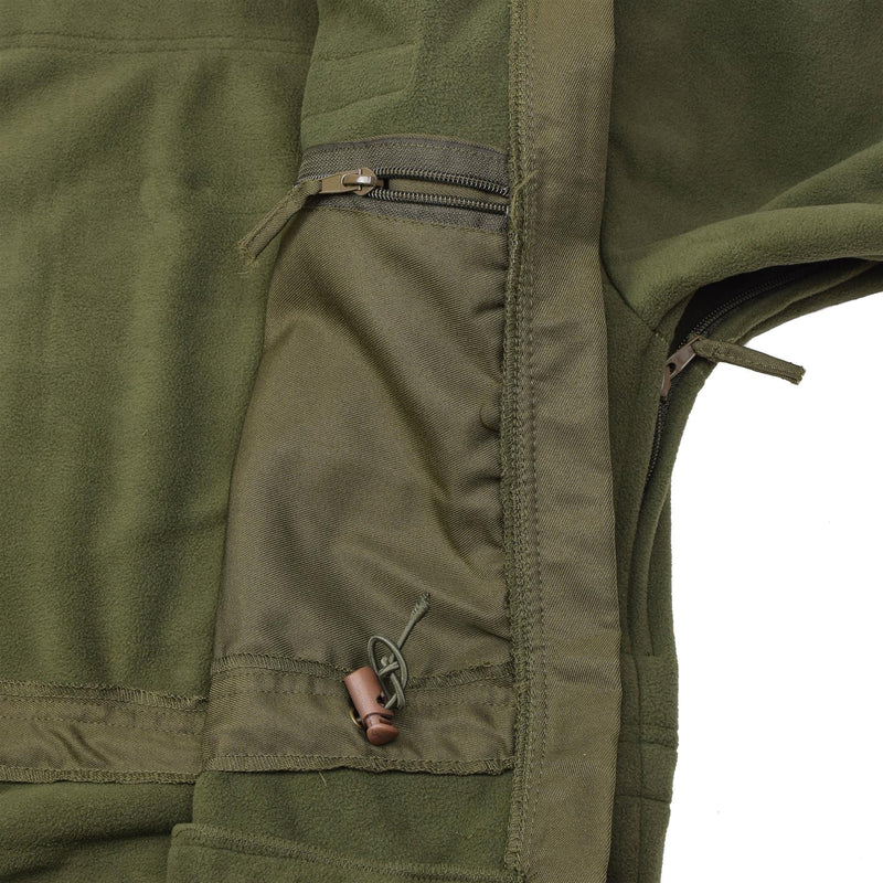 Blochl Brand Austrian Military style fleece jacket high neck full zip breathable