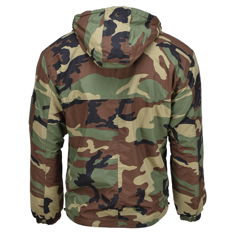 MIL-TEC German Military combat jacket winter woodland windproof hooded lined NEW