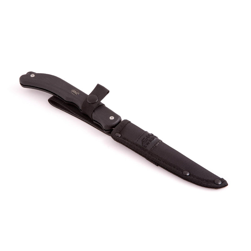 EKA Brand DUO fillet knife sailor gut opener 59 HRC steel rubber handle sheath