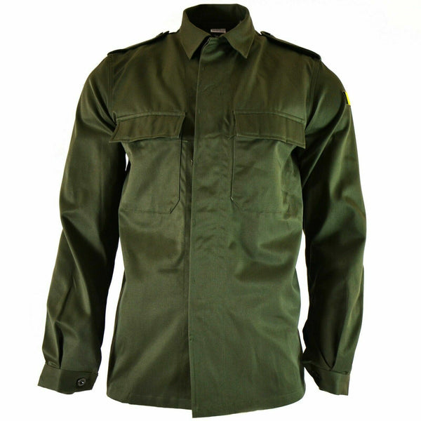 Genuine Belgian army field jacket military BDU olive shirt military combat NEW