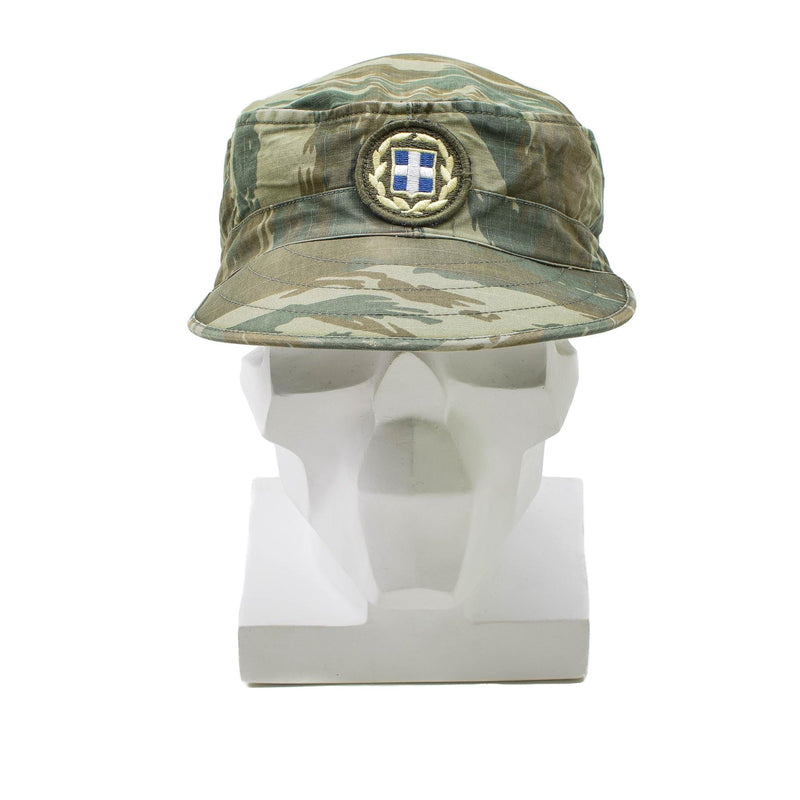 Original Greek army field troops cap lizard camo lightweight military summer cap