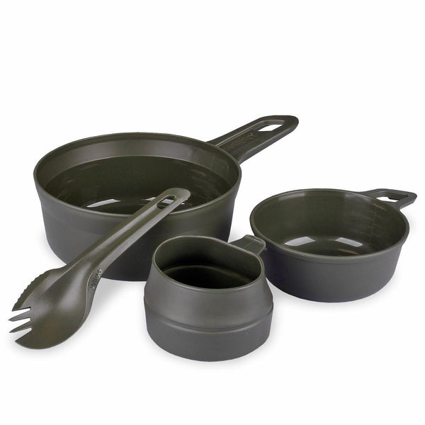 Complete Outdoor Mess Kit Set by Wildo: BPA-Free Essentials for On-the-Go Dining