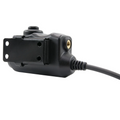 Earmor M52-KEN PTT Adapter Kenwood Baofeng Radio Headset Tactical Black