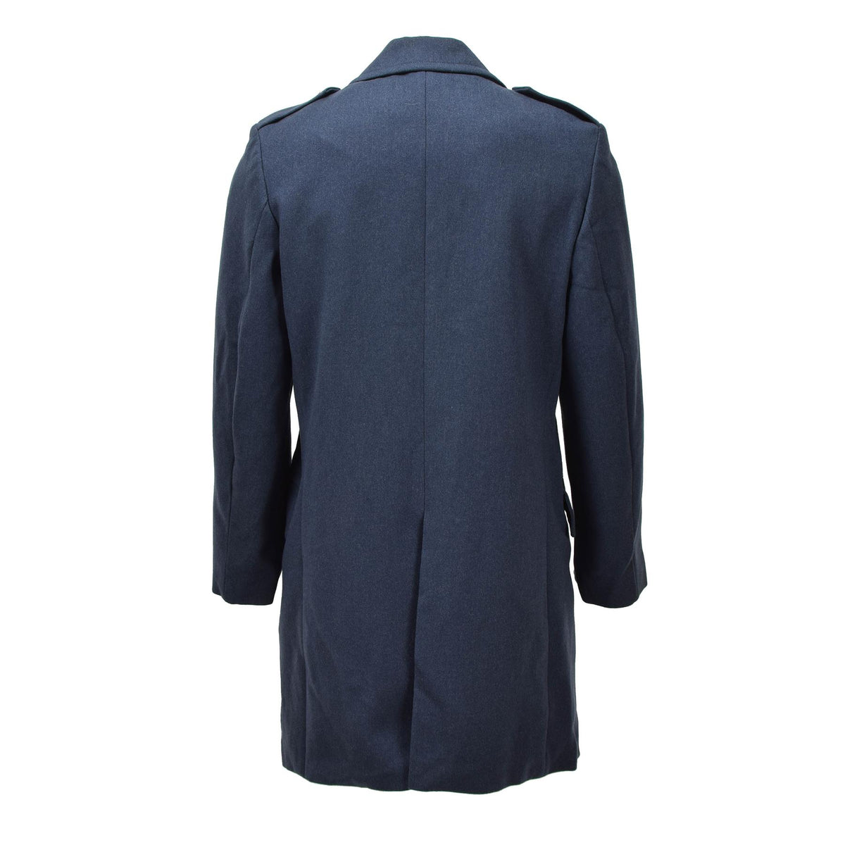 Original Dutch Army Wool Dress Coat Double-Breasted Blue