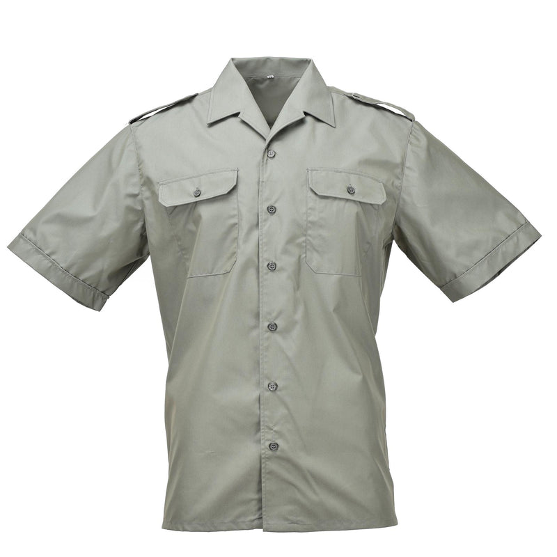Genuine Spanish Navy Armada shirts marines olive short sleeve formal shirt NEW