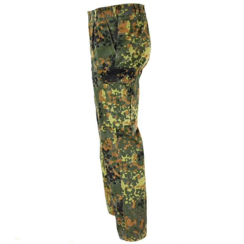 Original German army issue flecktarn camo pants field combat military trousers