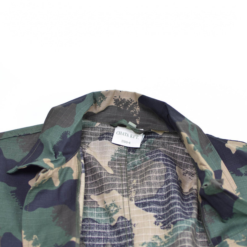 Genuine Hungarian army shirt m90 4 color camouflage long sleeve military NEW