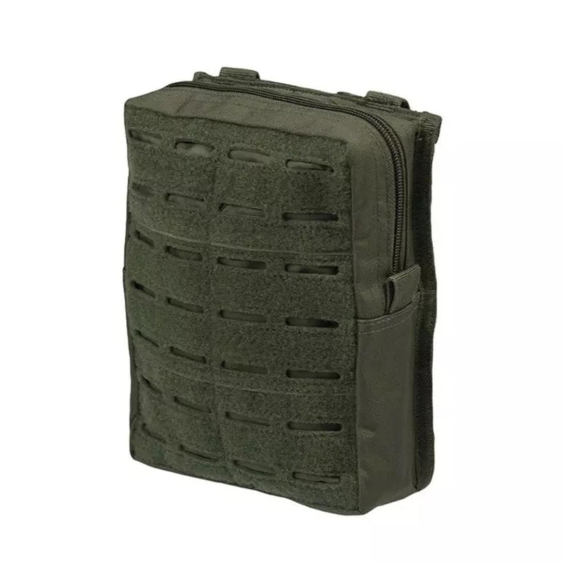 MIL-TEC laser cut tactical belt pouch field utility case molle large bag olive