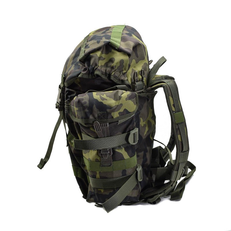 Original Czech Republic military molle backpack quick release woodland camo 30l