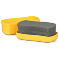 Effax Speedy Leather-Shine Polishing Sponge Quick Leather Care Neutral
