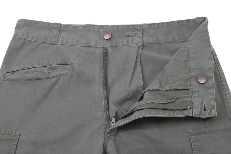 Genuine French Military air forces pants gray reinforced work cargo trousers