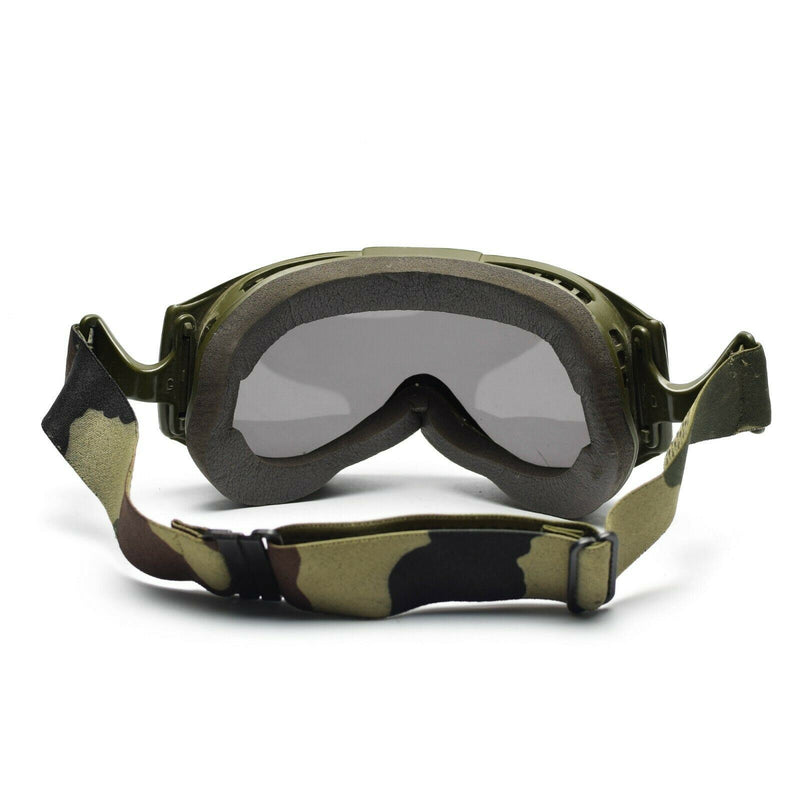 Genuine French army tanker goggles eye protection glass military sun sand wind
