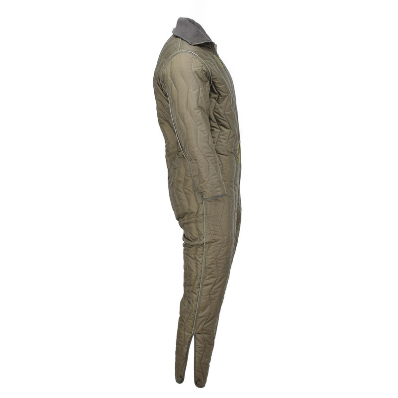 Original German Military coverall quilted liner winter jumpsuit lining olive NEW