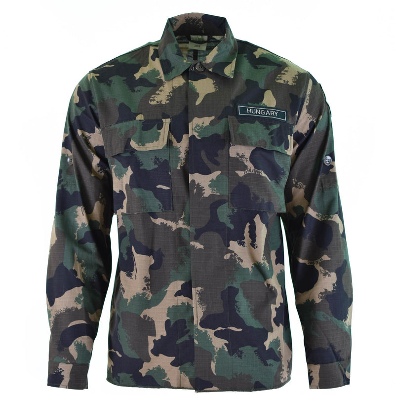 Genuine Hungarian army shirt m90 4 color camouflage long sleeve military NEW